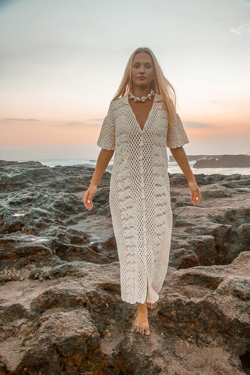 Crochet Maxi Dress