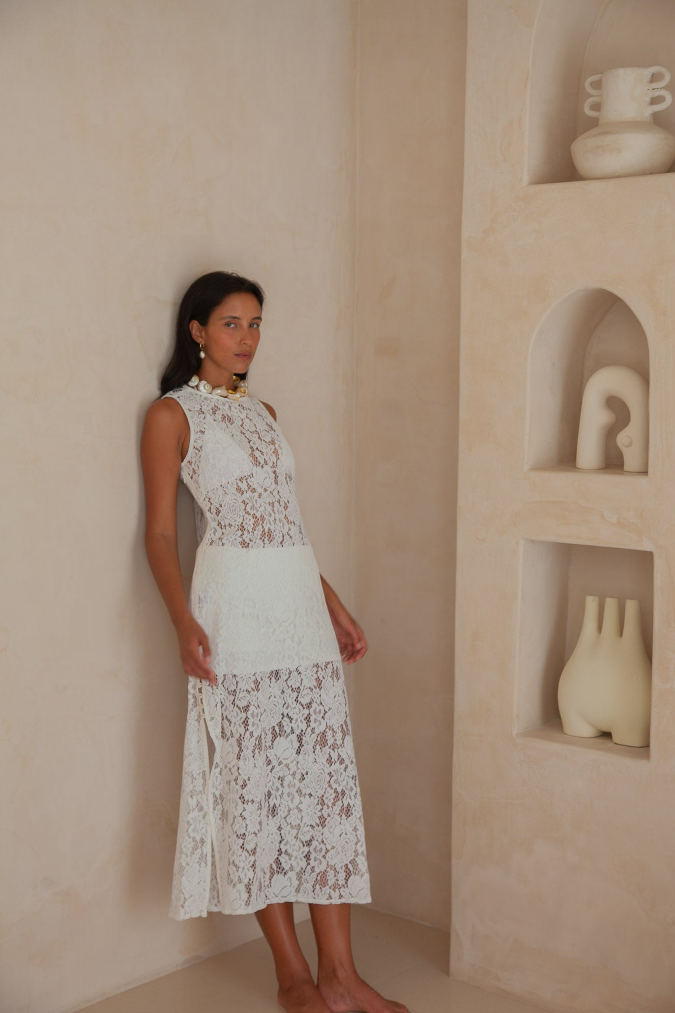 Fleur Lace Maxi Dress