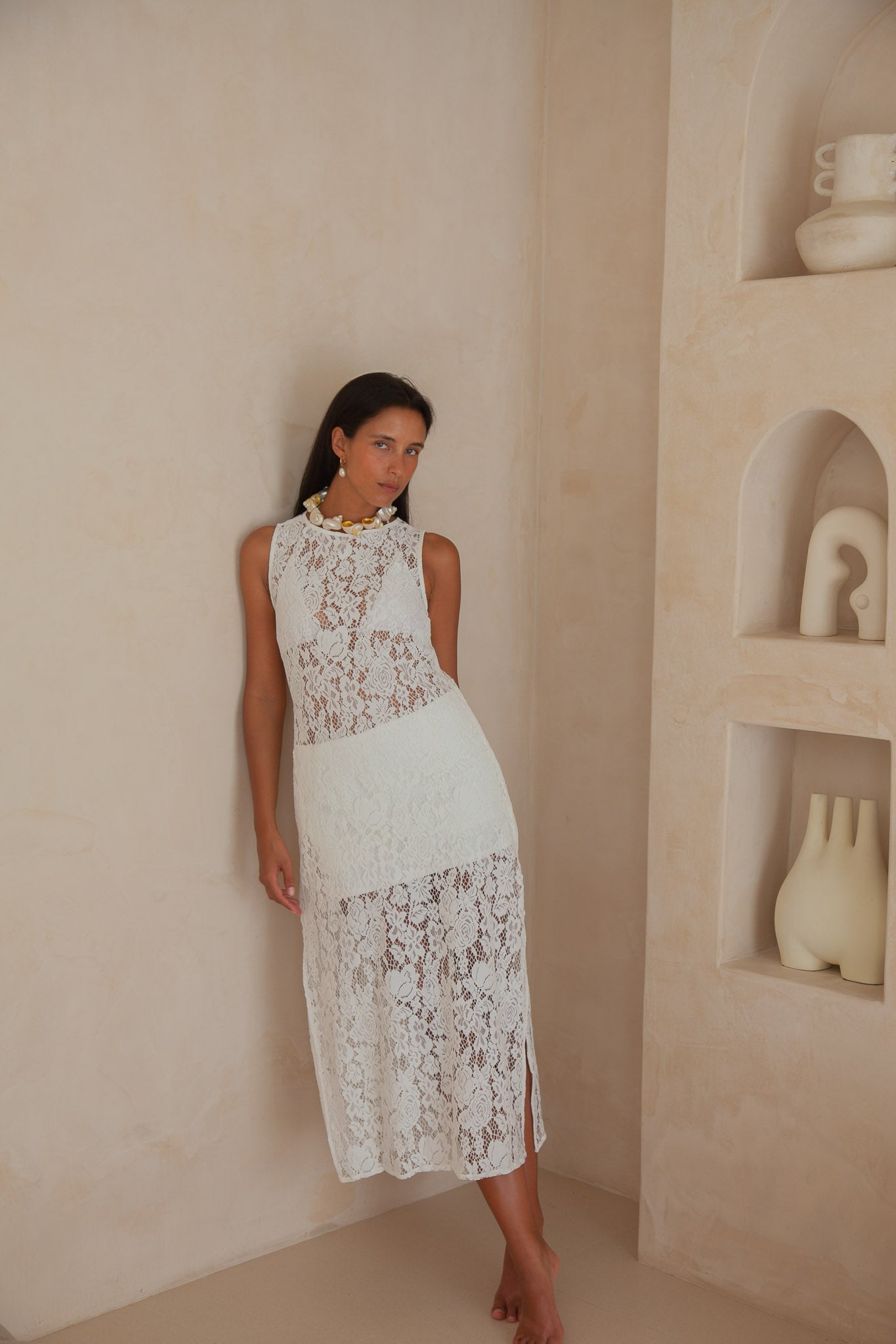 Fleur Lace Maxi Dress