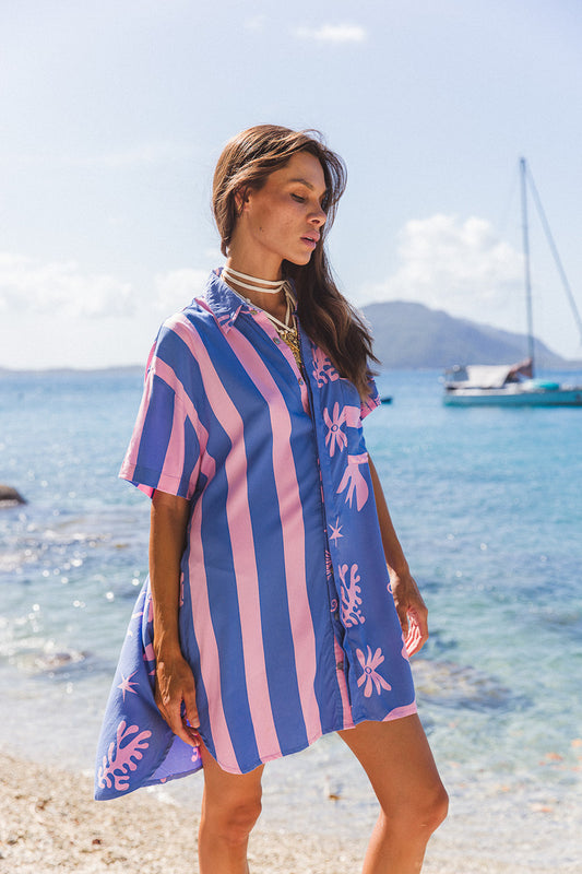 Sea Circus Shirt Dress