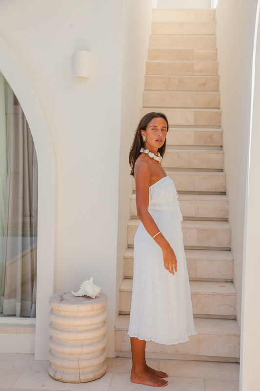 Cloud Textured Maxi Dress