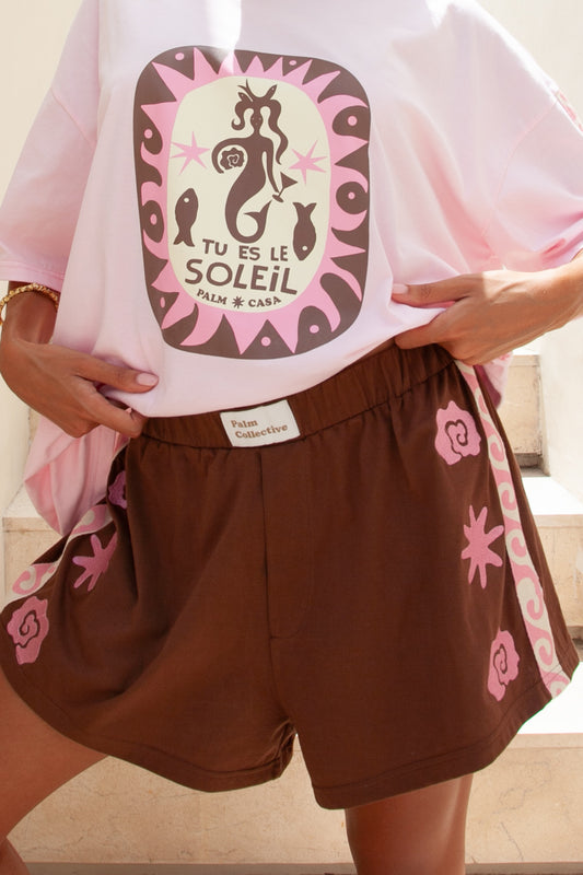Sol Shorts Brown | W/S Pack of 4 (XS, M, L, XL)