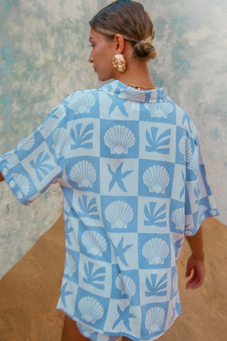 Port Villa Shirt shell print