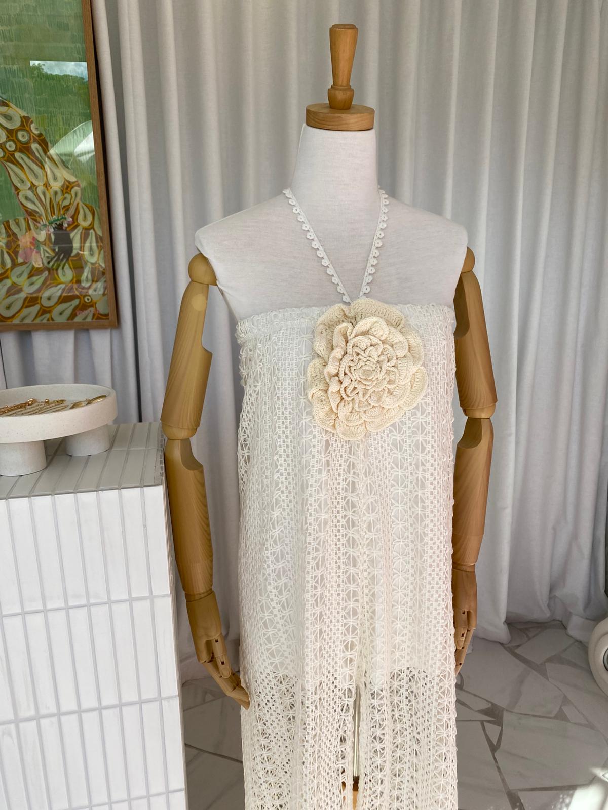 Maya Flower Lace Maxi