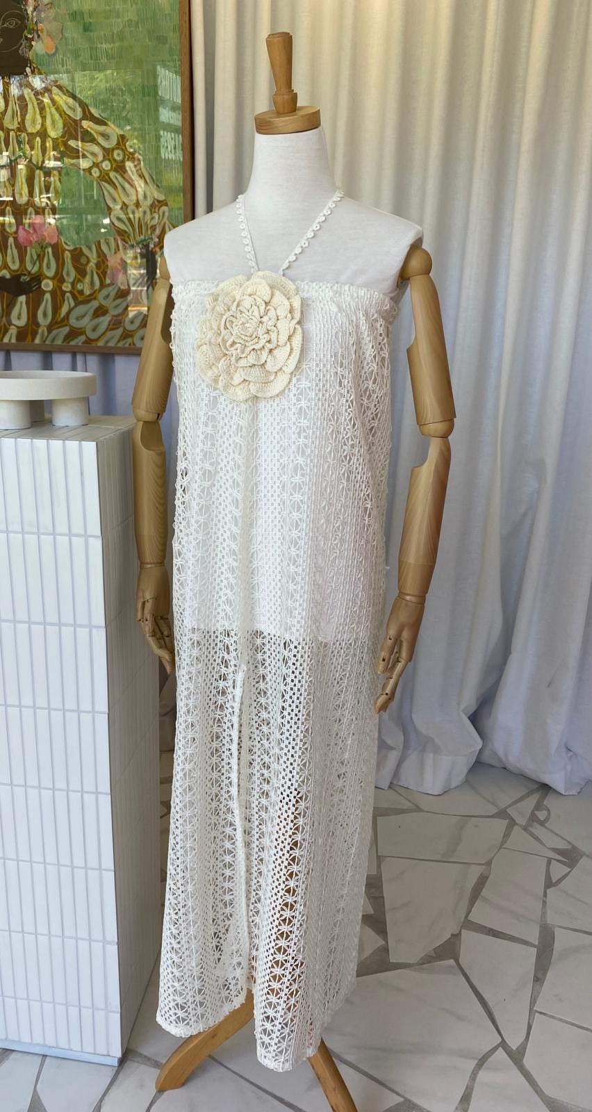 Maya Flower Lace Maxi