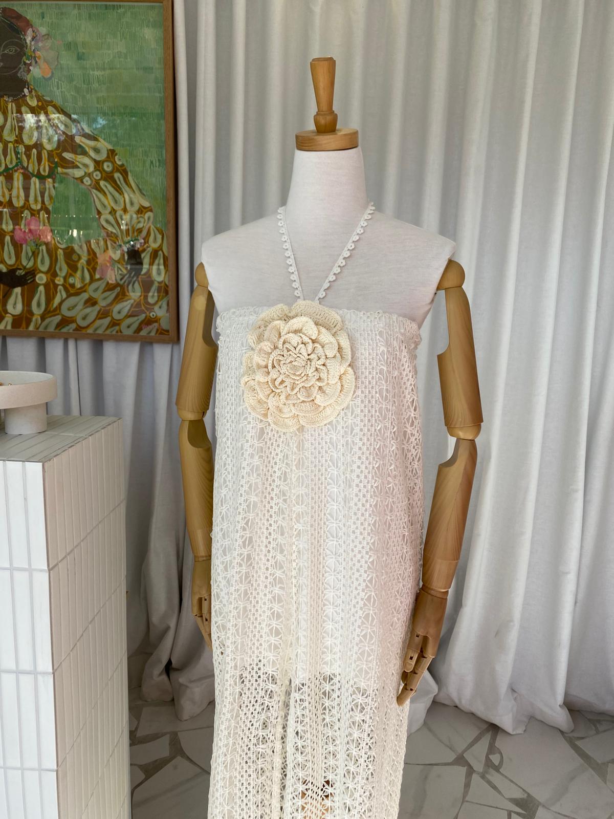 Maya Flower Lace Maxi