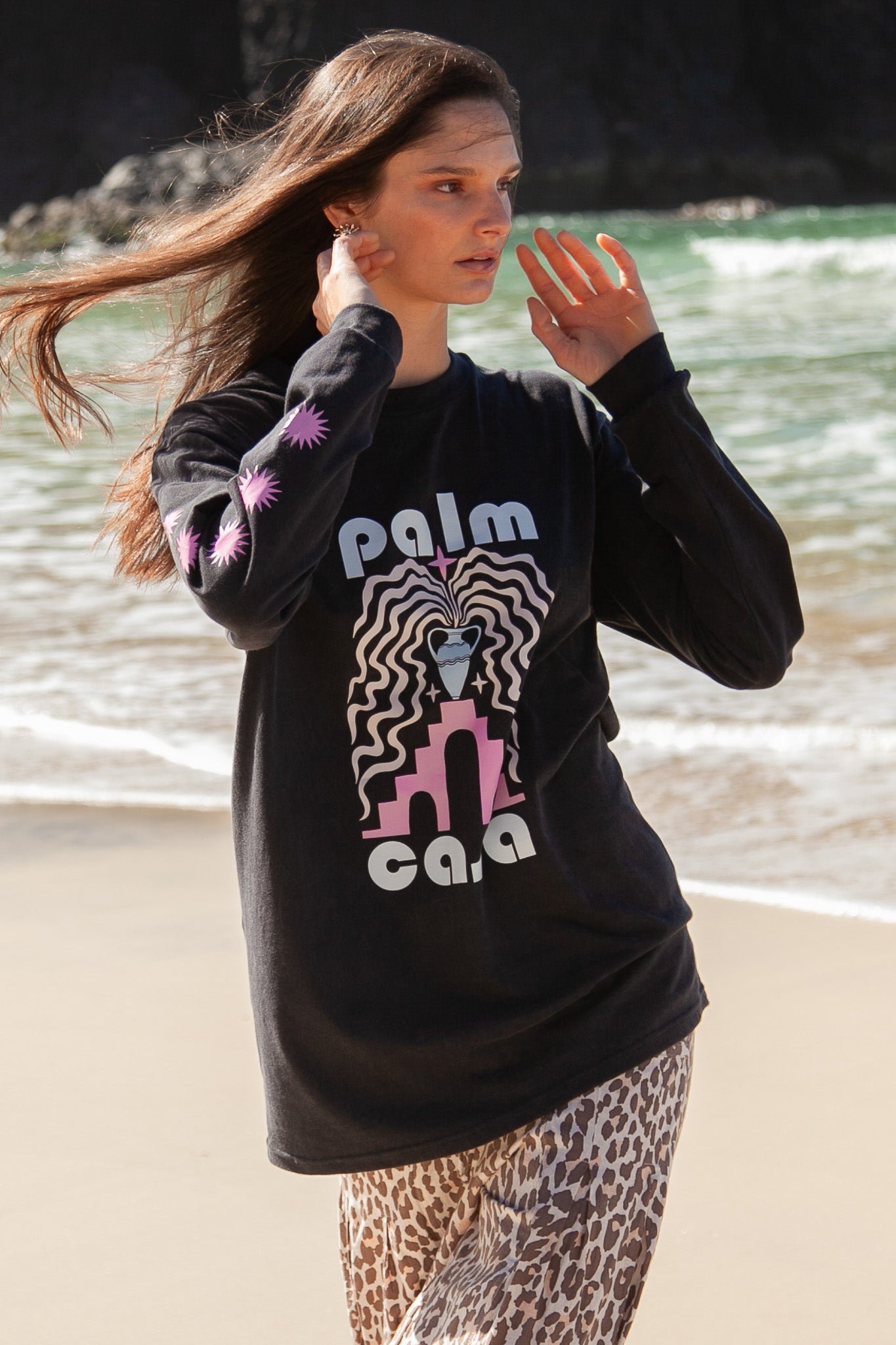 Berber T-Shirt | Vintage Black - Long Sleeve