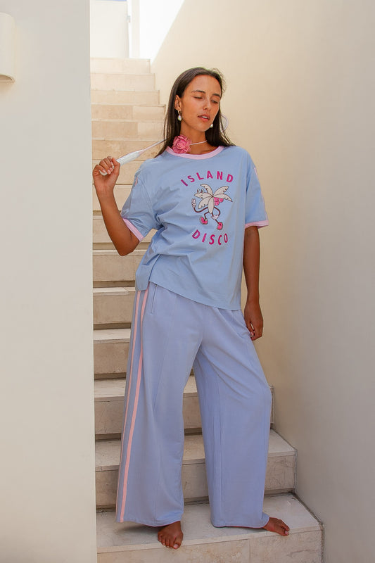 Stripe Track Pants  Blue - W/S Pack of 5