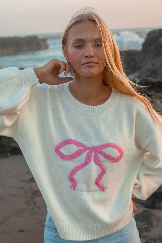 Bow Tie Crew Sweater - W/S Pack of 3