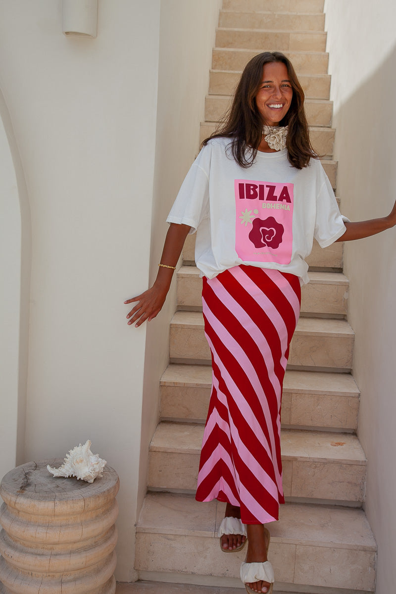 Ziggy Stripe Skirt