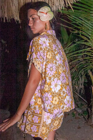 Leila Floral Print Shorts