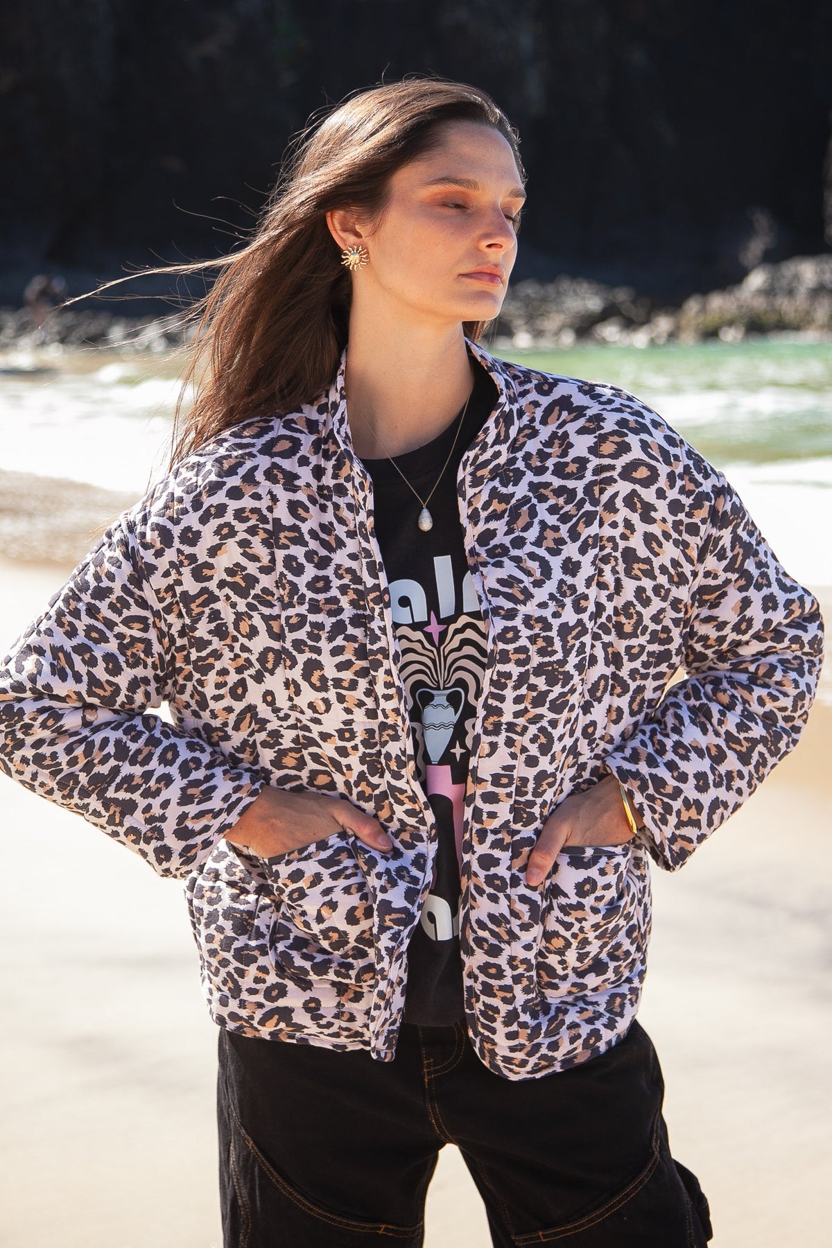 Sonara Jacket  Leopard - W/S Pack of 5