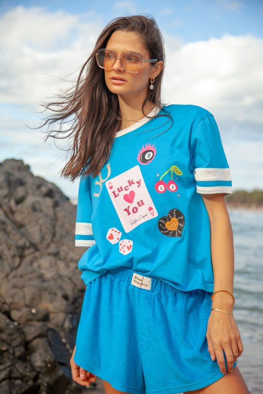 Terry Shorts - Blue