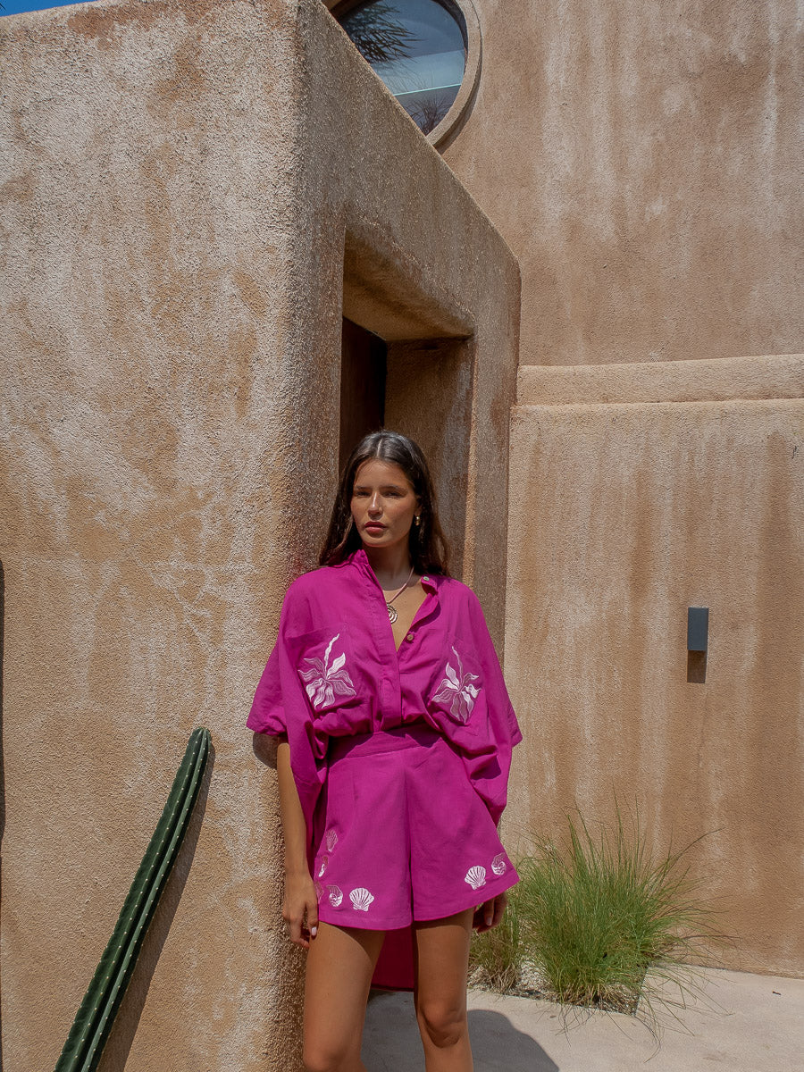 Summer Blouse - Magenta | W/S Pack of 4
