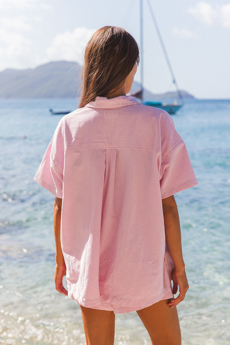 Ocean Blouse- Pink