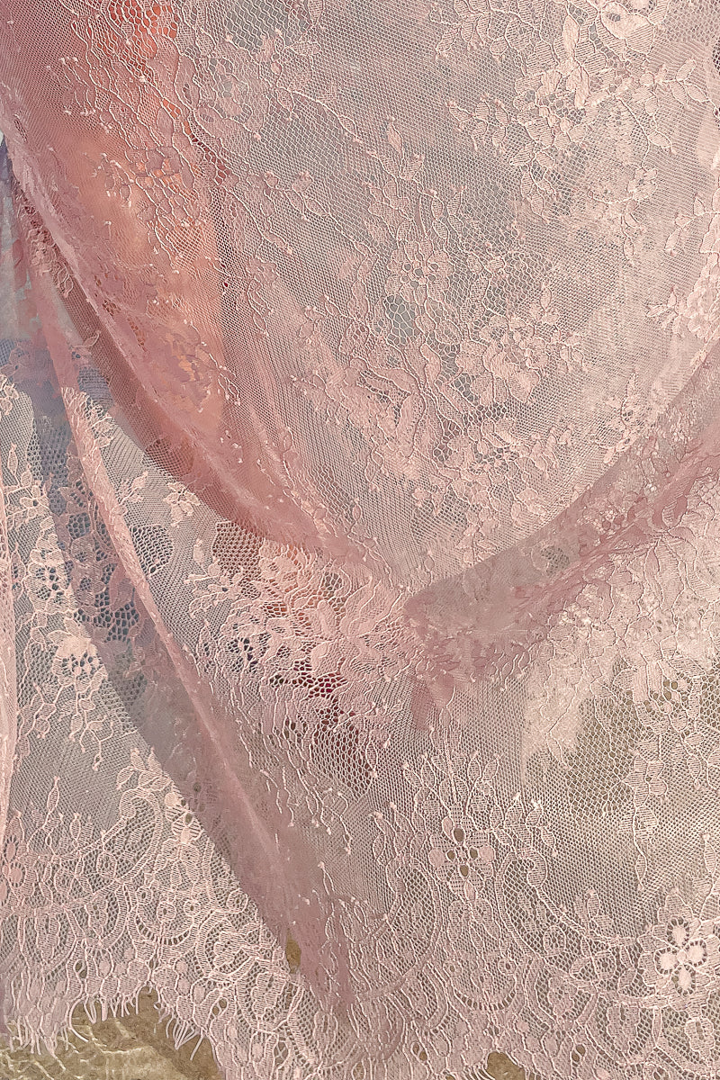 Daintree Lace Skirt- Dusty Pink