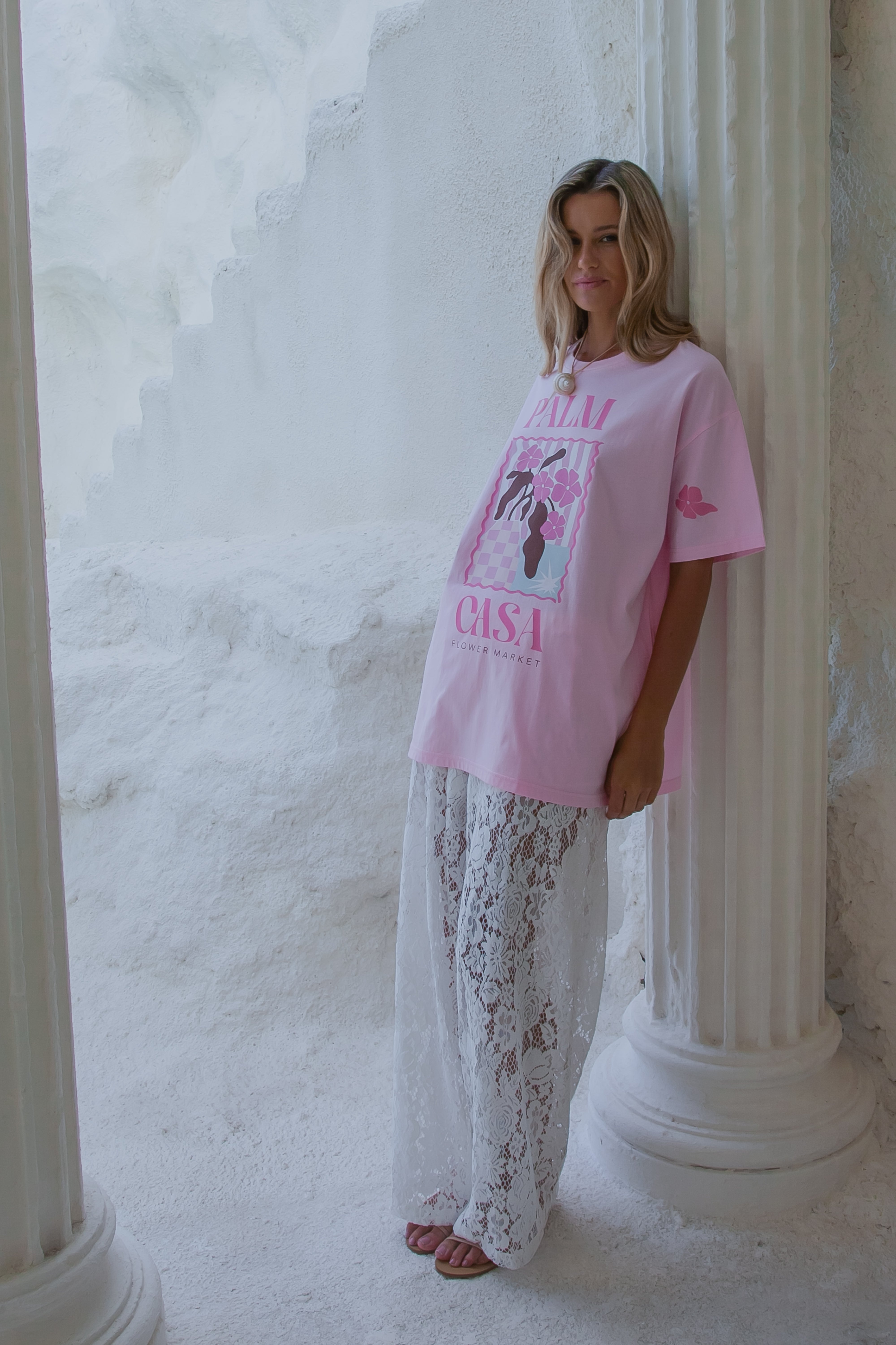 Flower Market T-shirt Pink | W/S Pack of 3