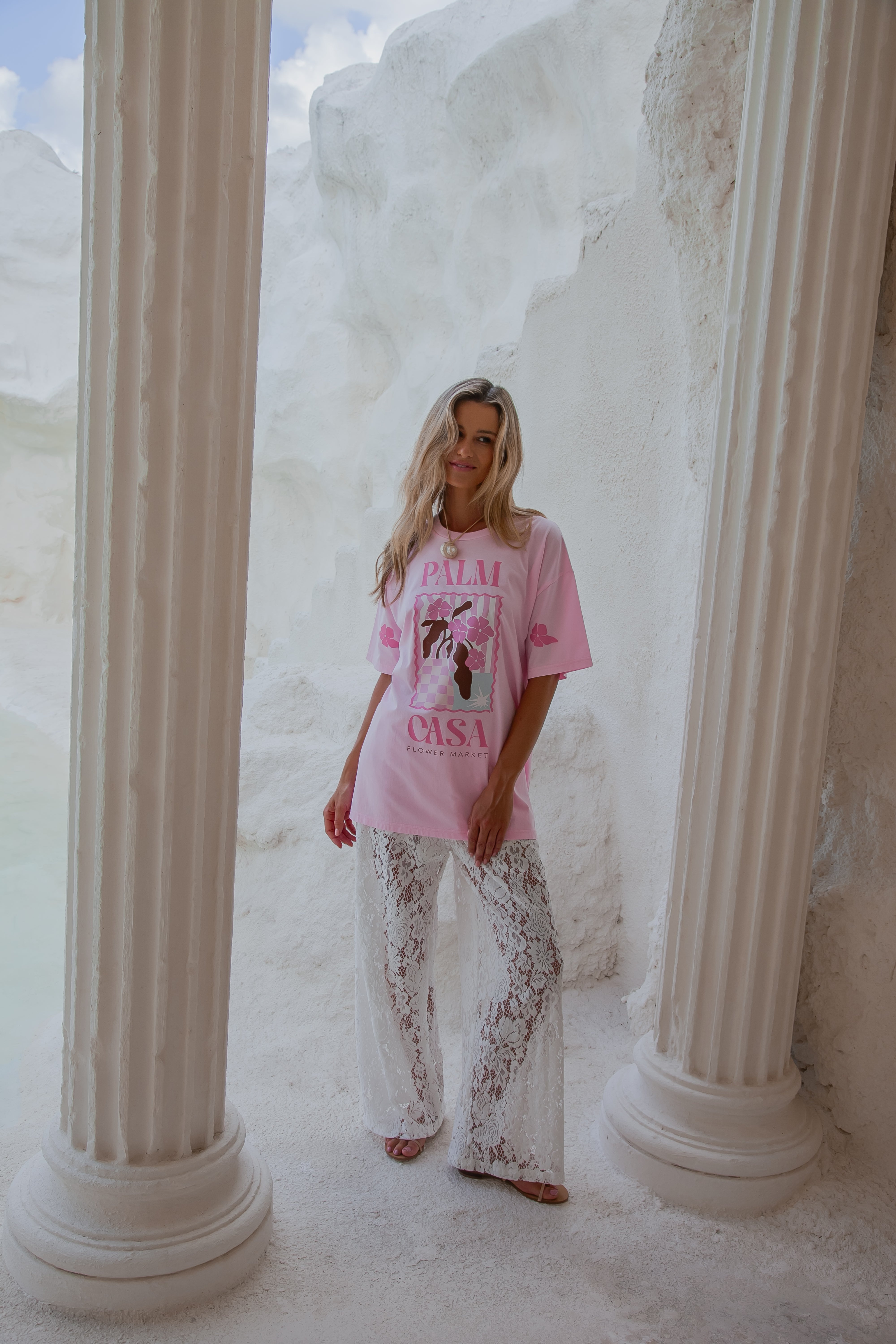 Flower Market T-shirt - Pink