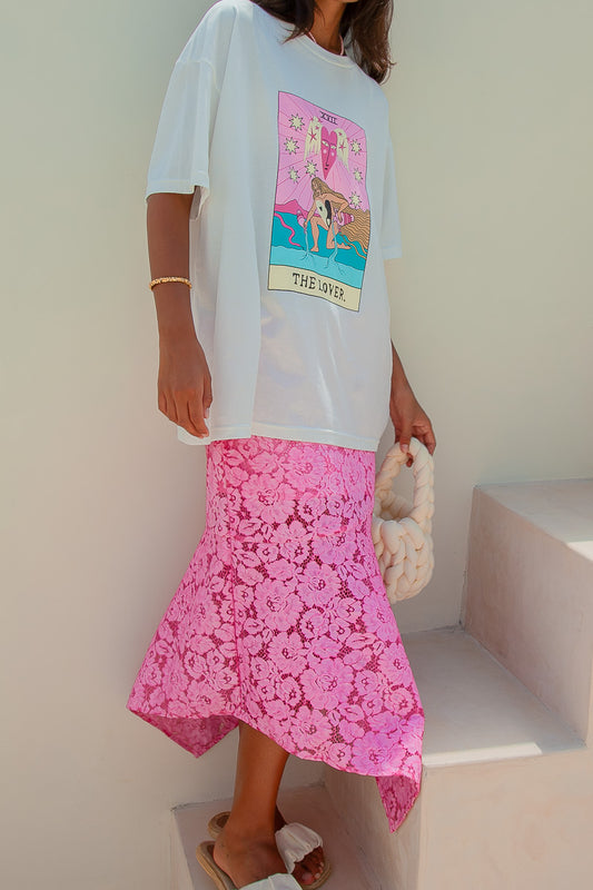 Hanky Lace Skirt Pink - W/S Pack of 5