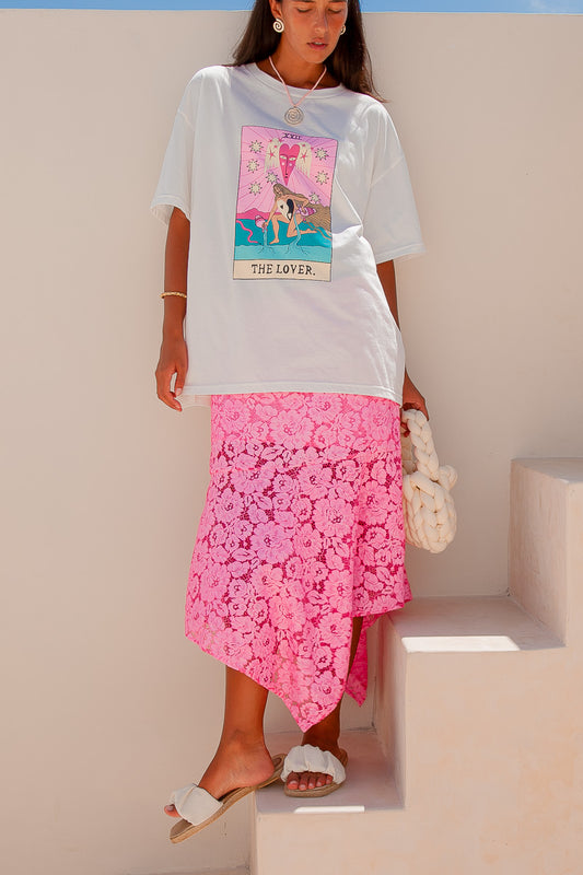 Hanky Lace Skirt Pink - W/S Pack of 5