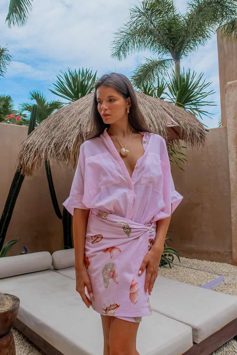 Sage Blouse - Pale Pink