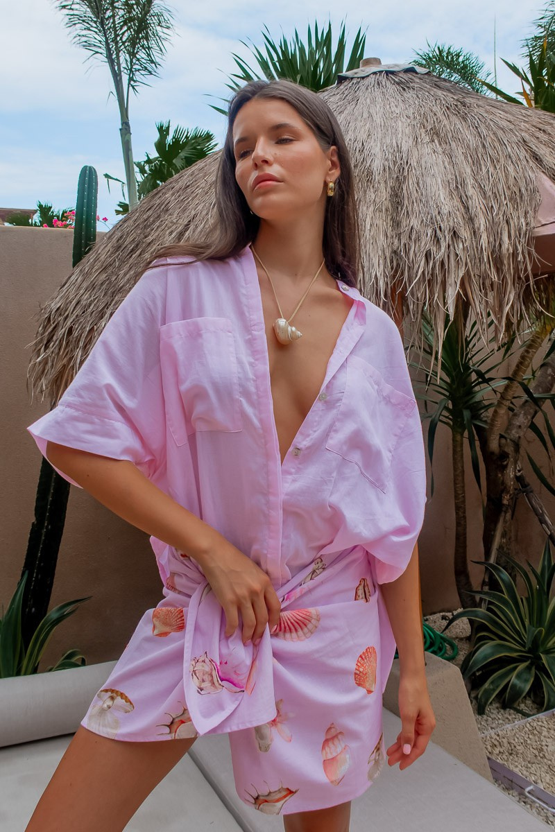 Sage Blouse - Pale Pink