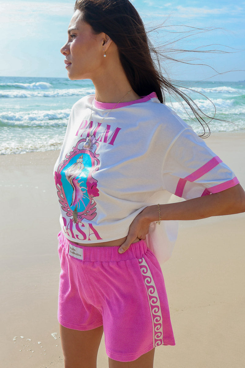 Terry Shorts Pink | W/S Pack of 5