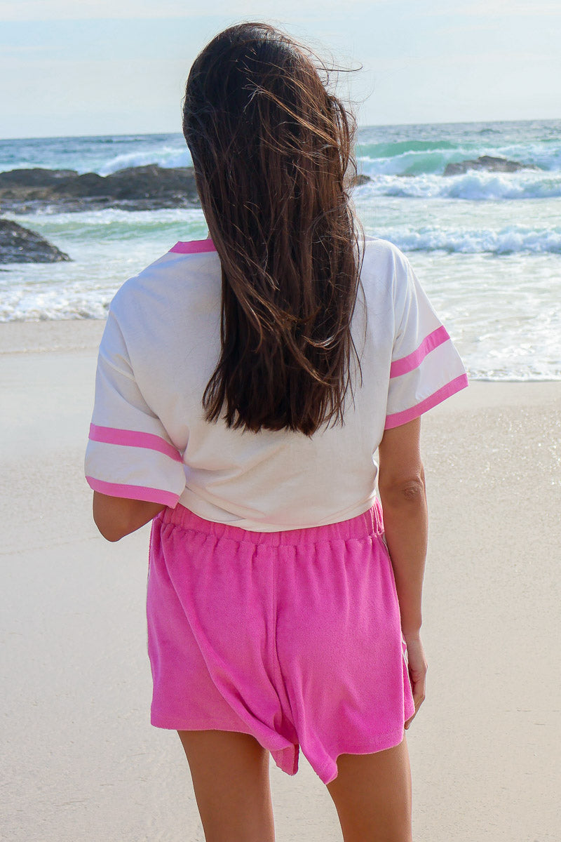 Terry Shorts Pink | W/S Pack of 5