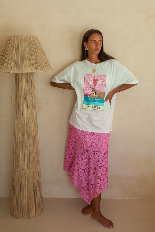 Hanky Lace Skirt Pink - W/S Pack of 5