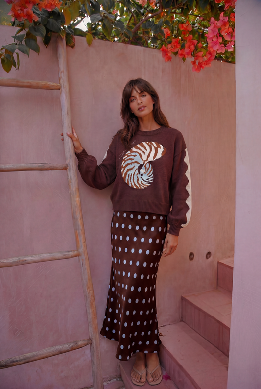 Tiger Shell Knit Sweater