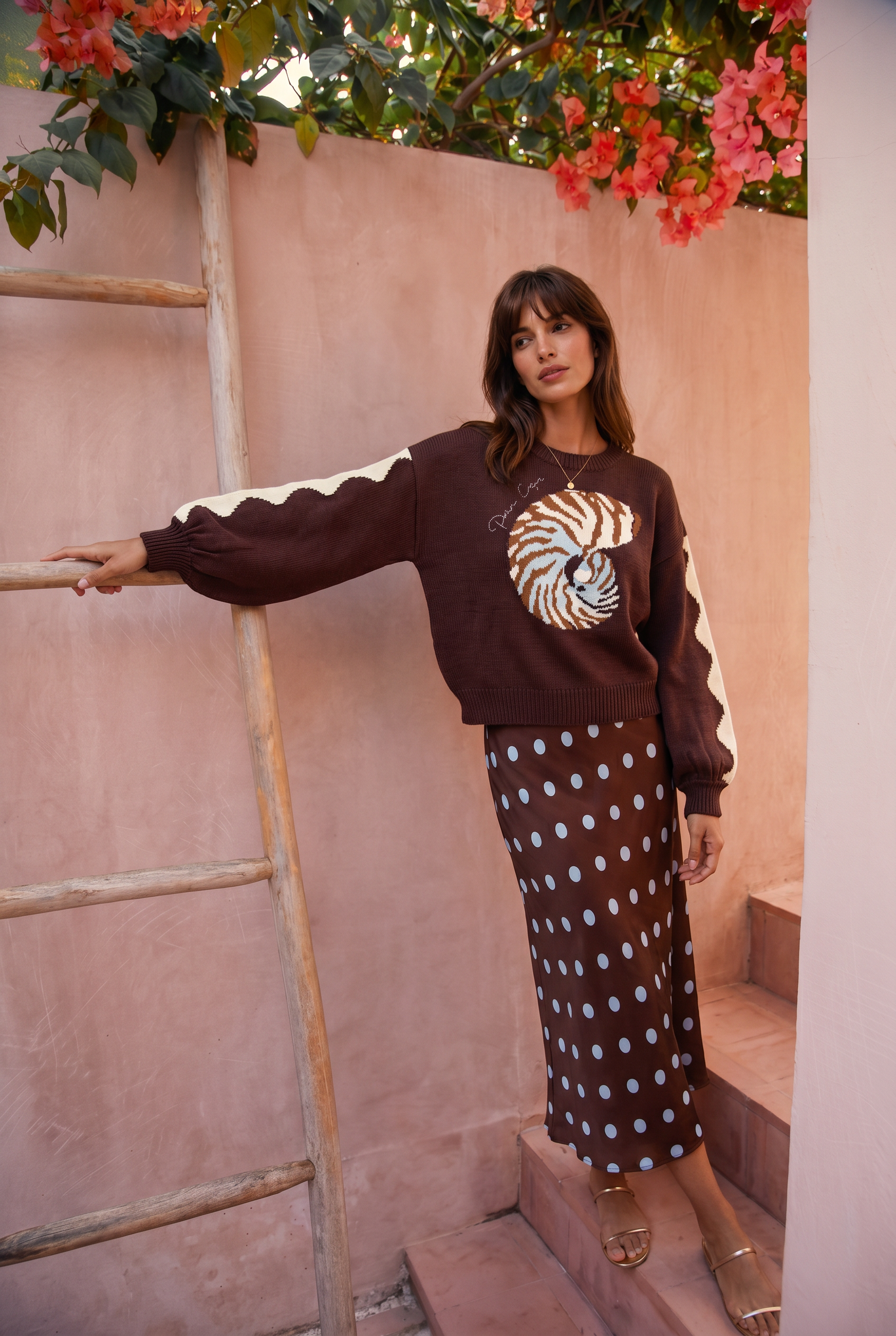Tiger Shell Knit Sweater