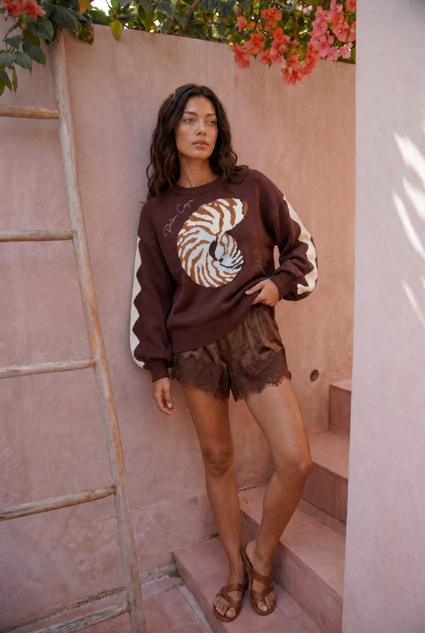 Tiger Shell Knit Sweater