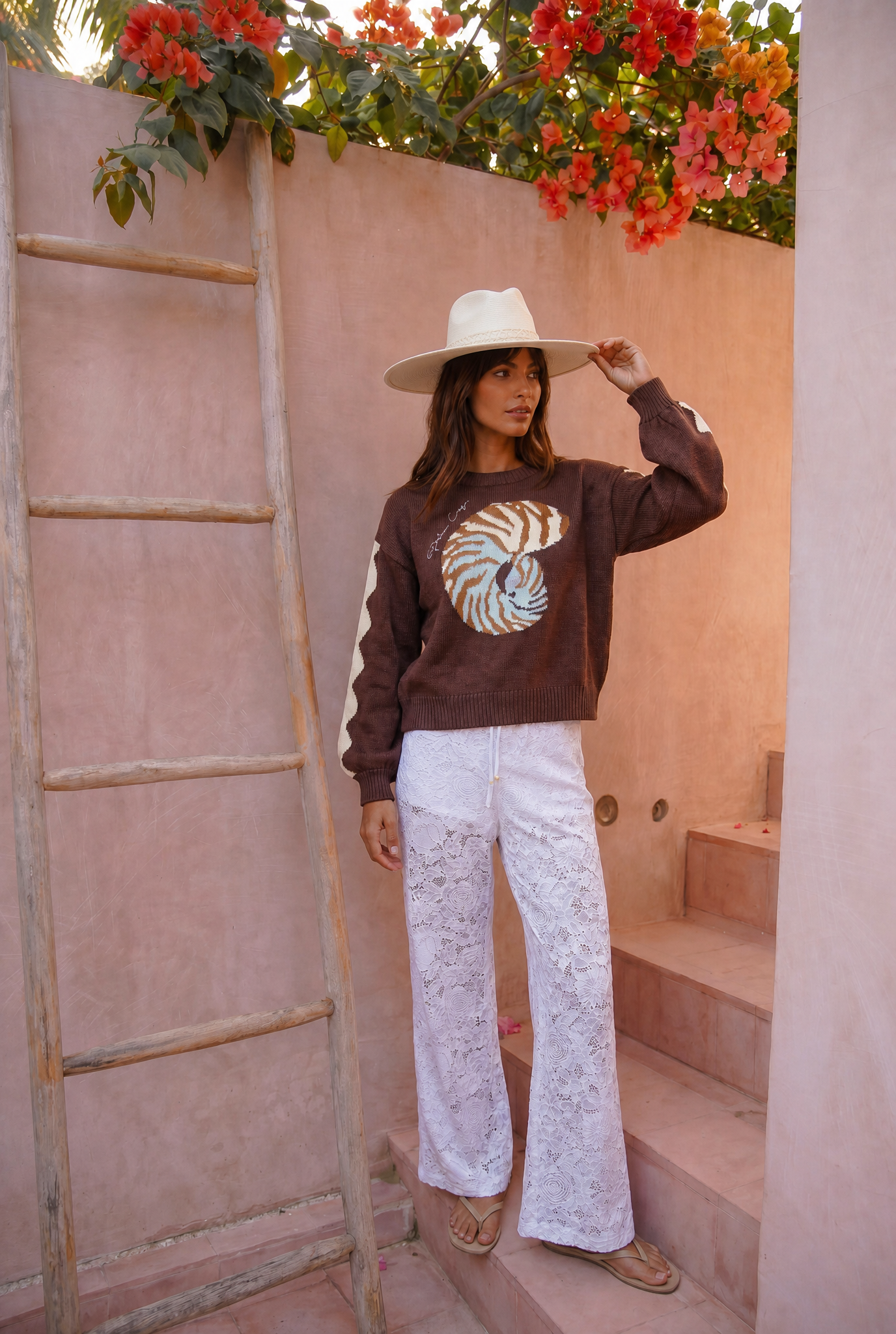 Tiger Shell Knit Sweater