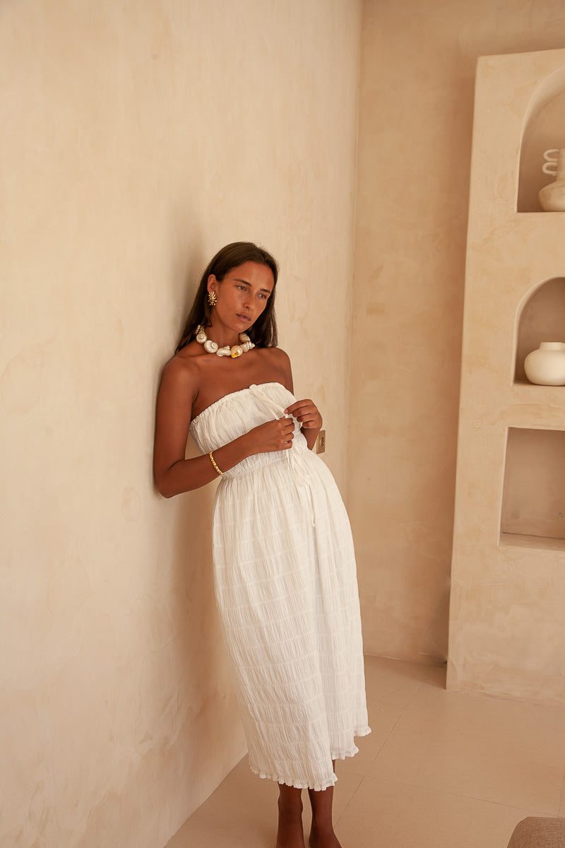 Cloud Textured Maxi Dress