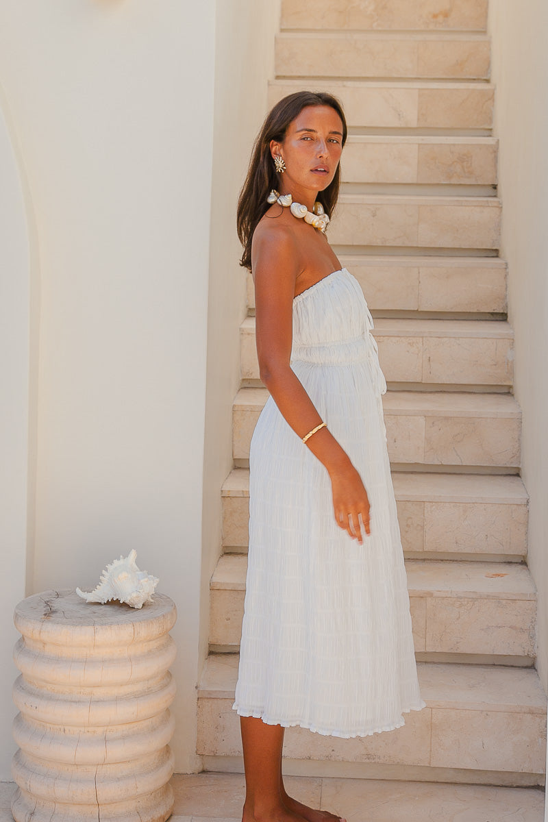 Cloud Textured Maxi Dress