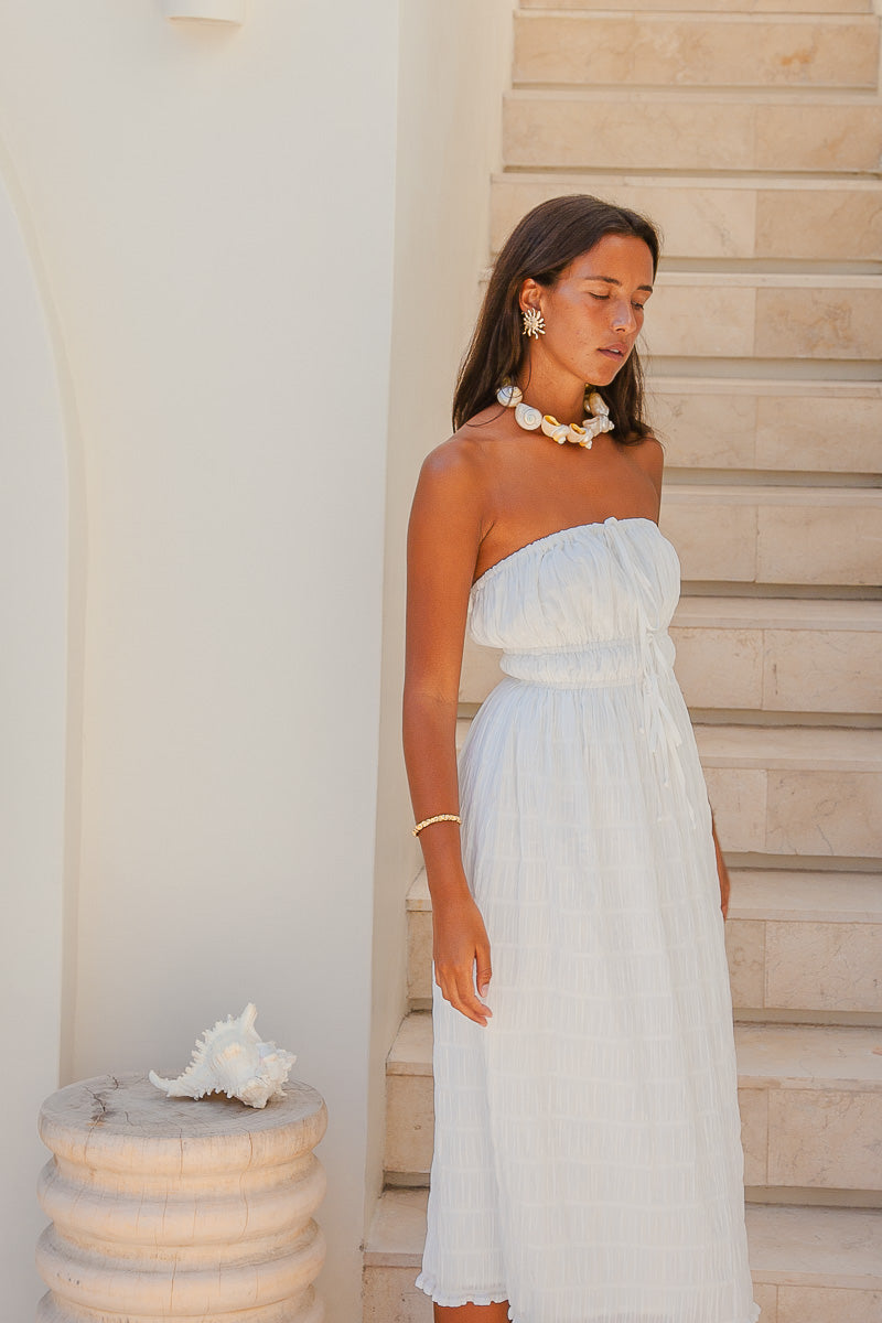 Cloud Textured Maxi Dress