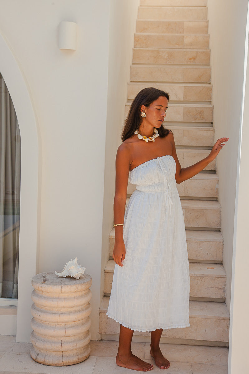Cloud Textured Maxi Dress