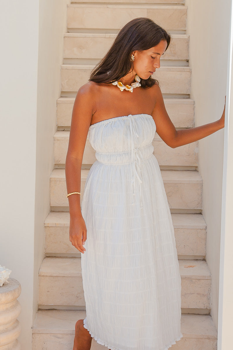 Cloud Textured Maxi Dress
