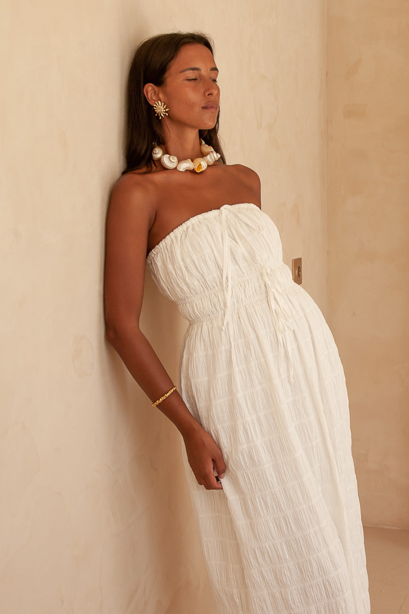 Cloud Textured Maxi Dress