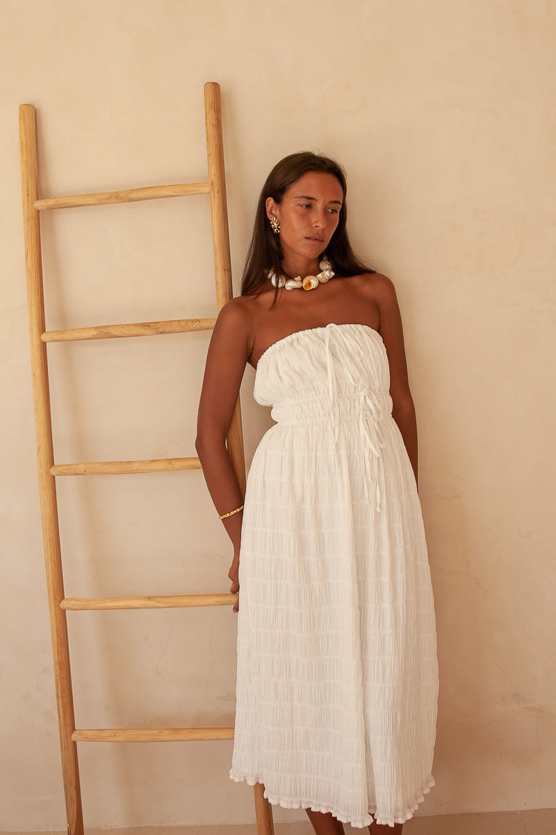 Cloud Textured Maxi Dress