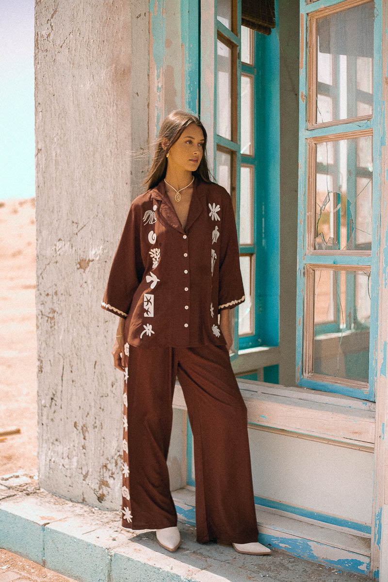 Romi Pants - Brown