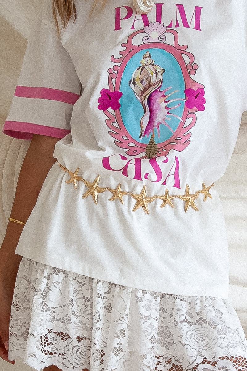 Gold Star-Fish Chain  Waist Belt