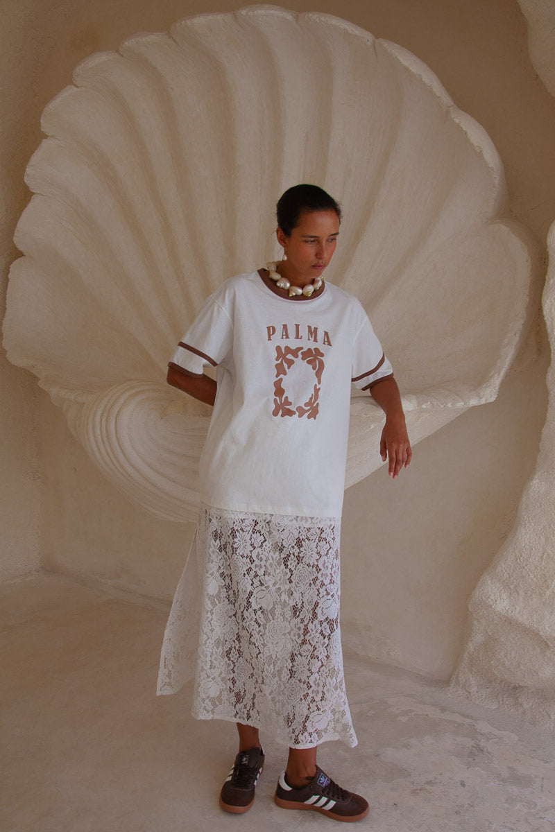 Palma Garden T-shirt - Brown