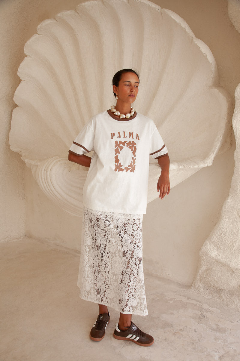 Palma Garden T-shirt - Brown