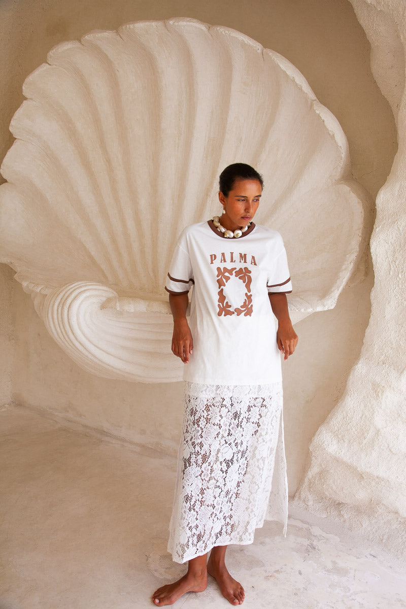 Palma Garden T-shirt - Brown | W/S Pack of 5