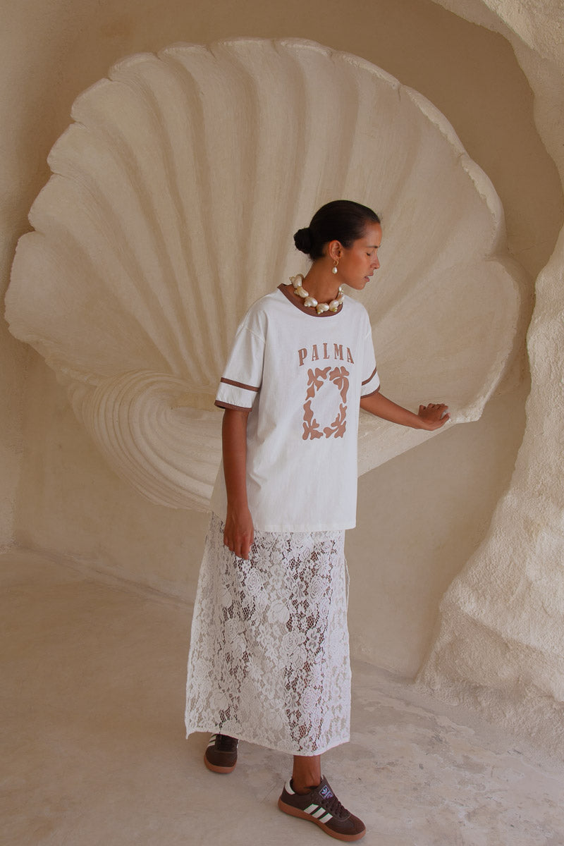 Palma Garden T-shirt - Brown