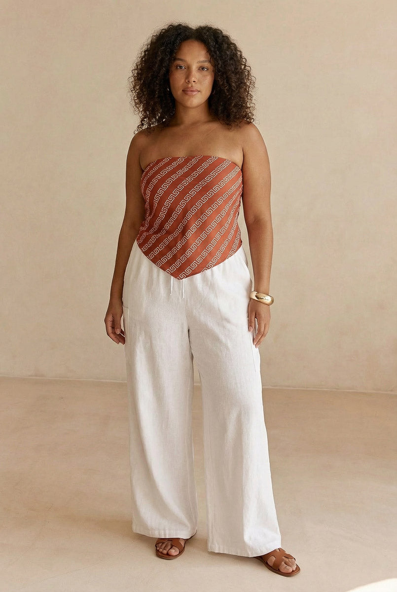 Off-White  Side Walk Linen Cargo Pants