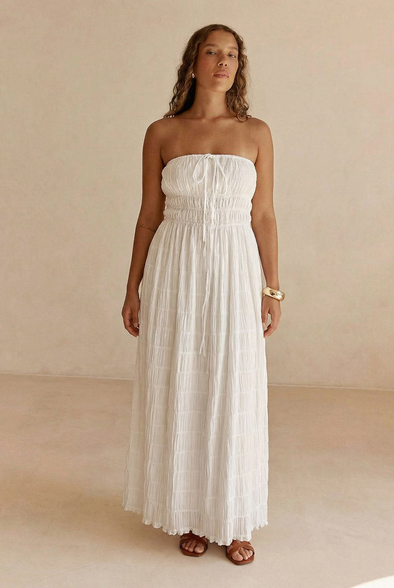 Cloud Textured Maxi Dress