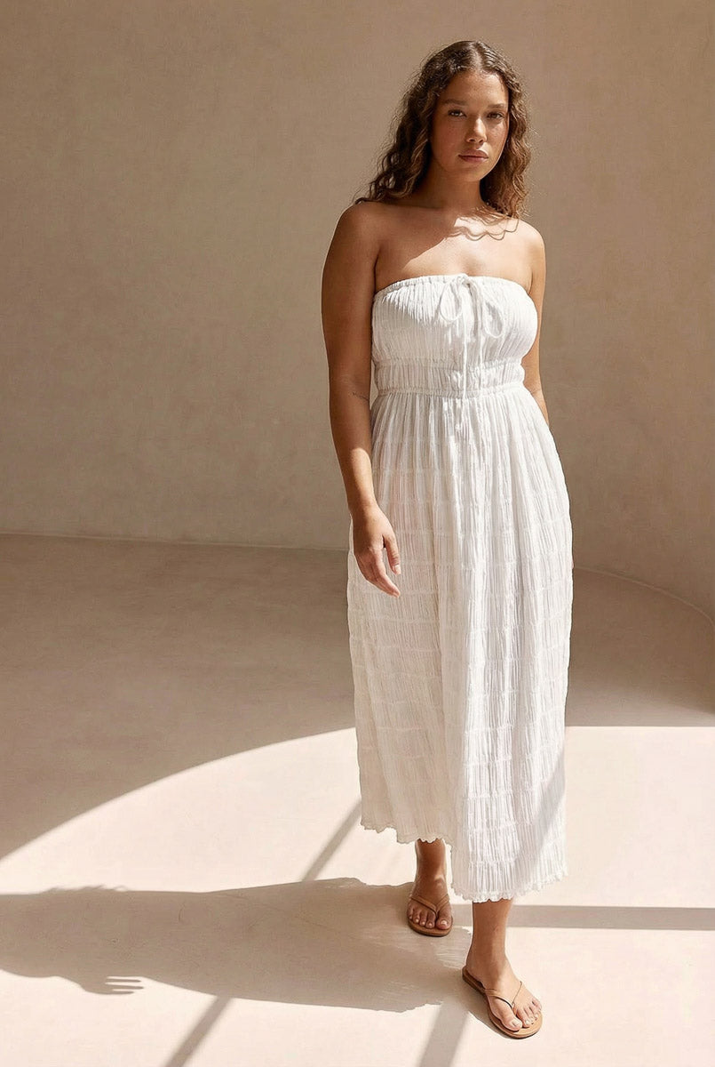 Cloud Textured Maxi Dress