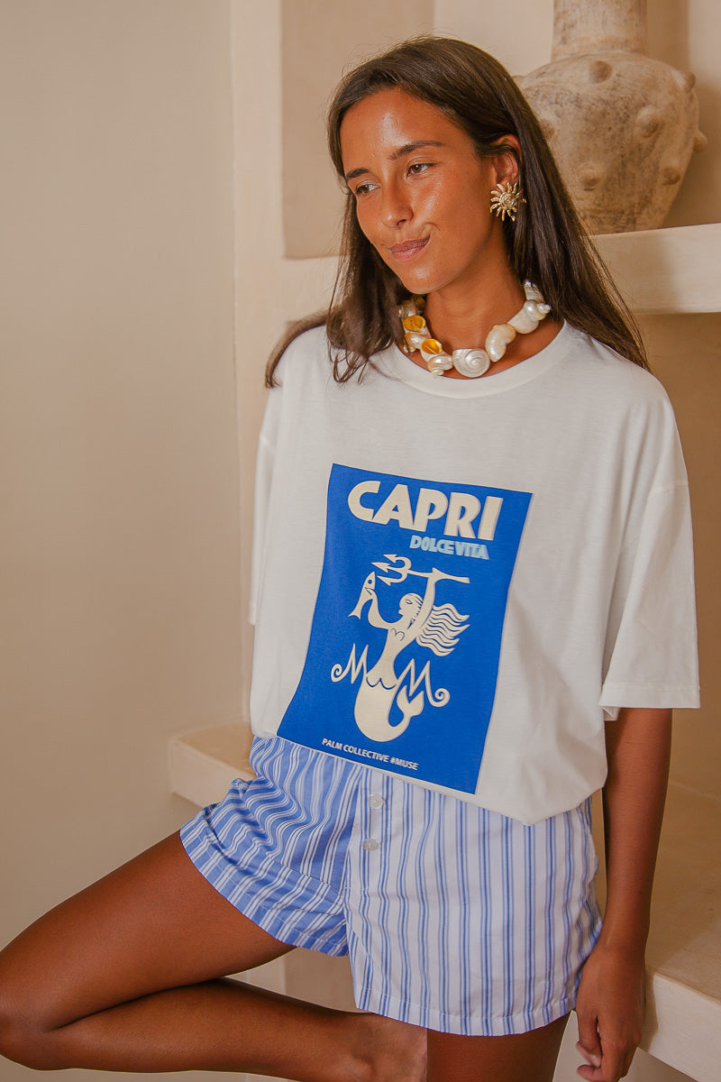 The Blues Shorts-Stripe